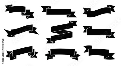 Abstract vector design with curves and lines in rgb color model