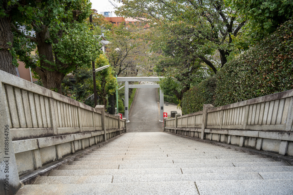 Φωτογραφία 東京都文京区千石の簸川神社の参道