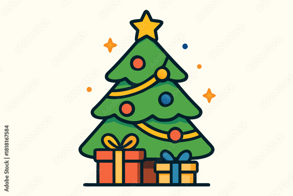 Fototapeta premium Merry Christmas Wishes For Everyone Today Festive