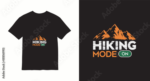 Adventure of mountain t-shirt design