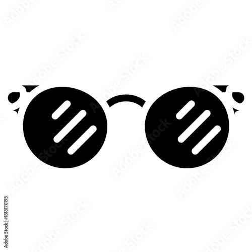 Sunglasses icon vector image. Can be used for Retro.