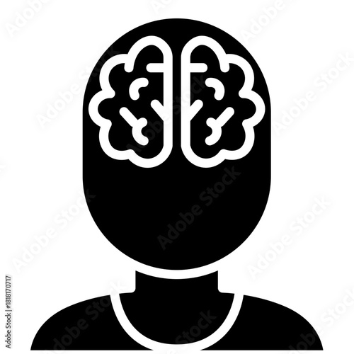 Fotografija Popular Psychology icon vector image. Can be used for Psychology.