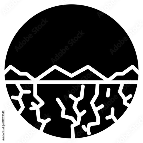 Drought icon vector image. Can be used for Homeless.