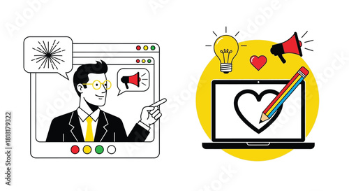 Promote your brand online with influential speakers and creative ideas