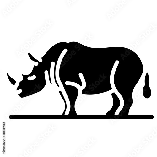 Endangered icon vector image. Can be used for Rainforest.