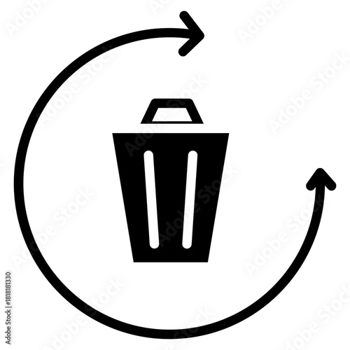 Waste Reduction icon vector image. Can be used for Global Warming.