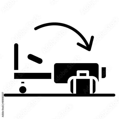 Discharge Planning icon vector image. Can be used for Nursing.