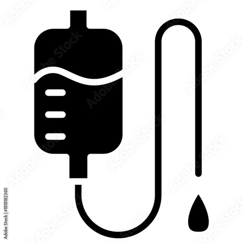 Intravenous Drip icon vector image. Can be used for Nursing.