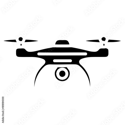 Surveillance Drone icon vector image. Can be used for Cyberpunk.