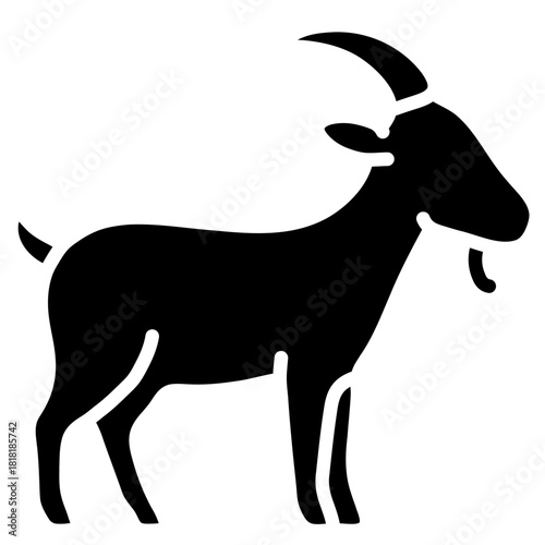 Goat icon vector image. Can be used for Agriculture.