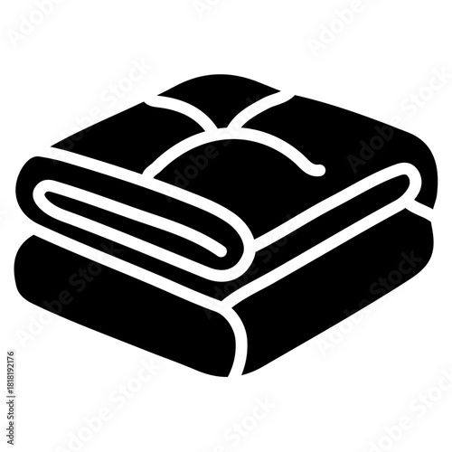 Comforter icon vector image. Can be used for Laundry.