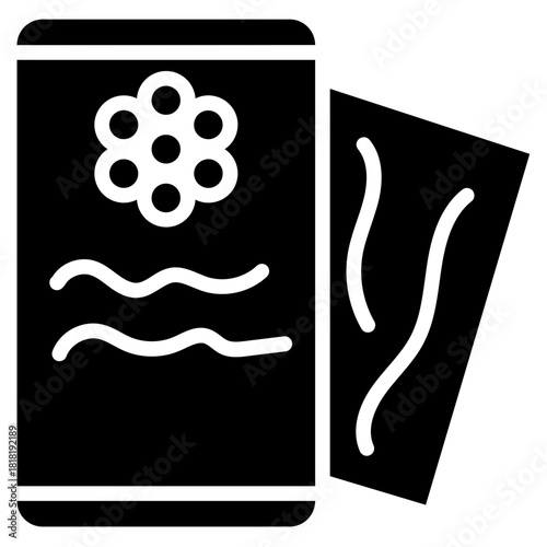 Fabric Softener Sheet icon vector image. Can be used for Laundry.