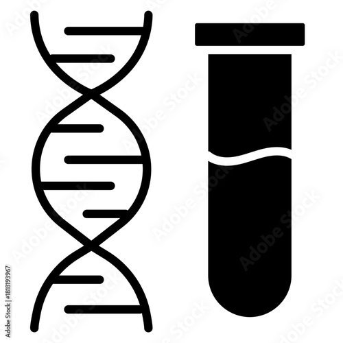 DNA Test icon vector image. Can be used for Tuberculosis.