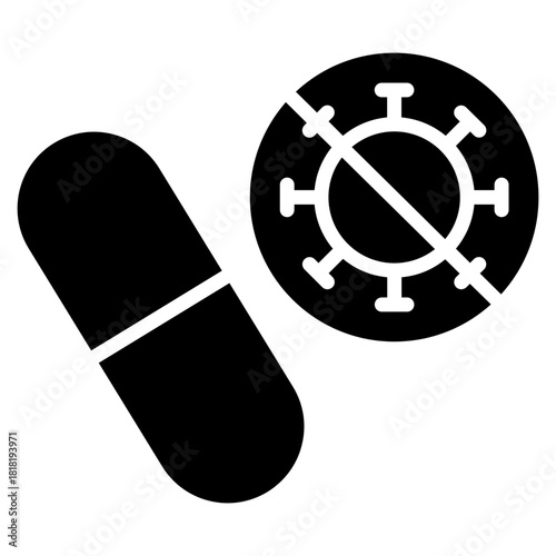 Drug Resistance icon vector image. Can be used for Tuberculosis.
