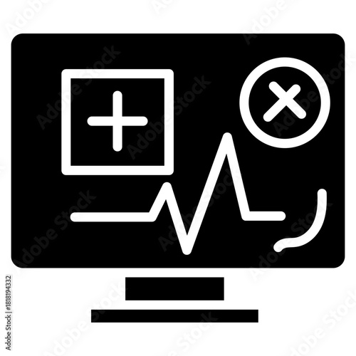 Medical Chart icon vector image. Can be used for Tuberculosis.