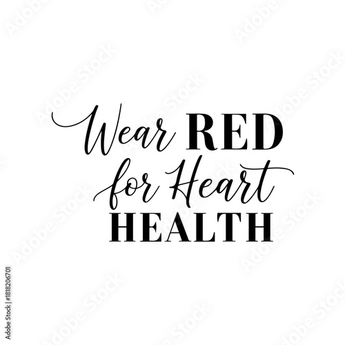 Wear red for heart health