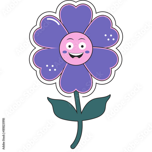 Cute Flower Sticker Decoration