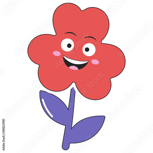 Cute Flower Sticker Decoration