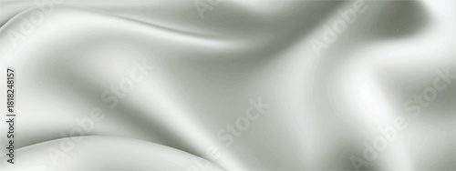 Elegant silk fabric background. Textile texture. Vector illustration	