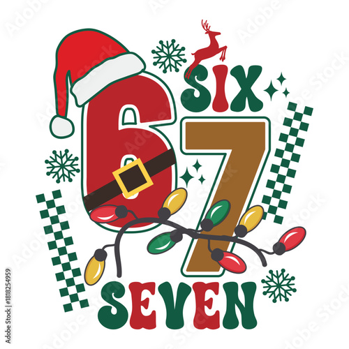 funny six seven christmas