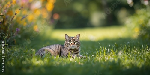 Fototapeta Naklejka Na Ścianę i Meble -  Panoramic view of a Caribbean beach with sea and mountains, suitable for background design, Earth Day