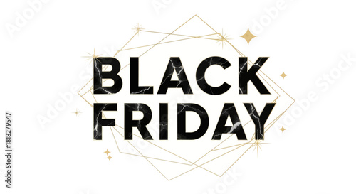 Announce your Black Friday sale with this elegant marble and gold design for maximum impact and style, guaranteed to grab attention and boost sales