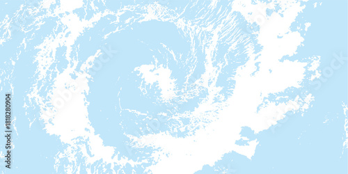 Delicate Sky Photo: Soft Azure Cloudscape with Subtle Spiral, for serene backgrounds and dreamy illustrations