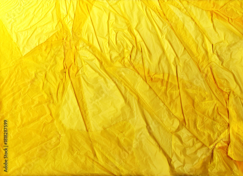 Wallpaper Mural Wrinkled Yellow Plastic Texture Torontodigital.ca