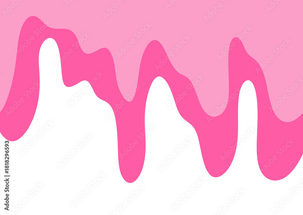 Fototapeta premium pink nail polish melted element