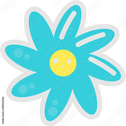 Cute Flower Sticker Decoration