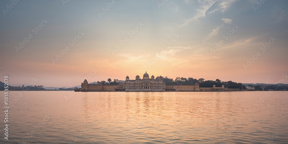 Naklejka premium Pair of doves perched against an old castle wall symbolizing peace and love, suitable for a background or desktop image