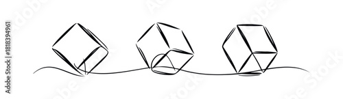 Captivating abstract polygonal shapes with a fluid base line, embodying modern simplicity and dynamic movement, perfect for contemporary graphic branding, digital media interfaces, and