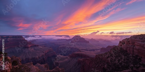 Vivid sky colors over the G...