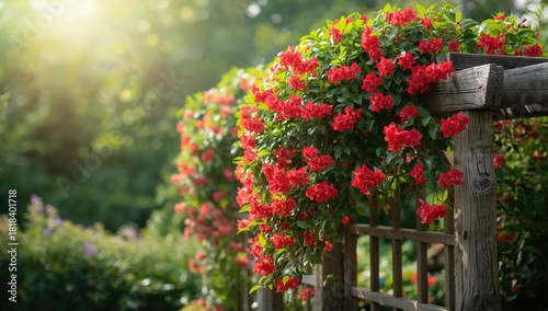 Clerodendrum splendens red ...