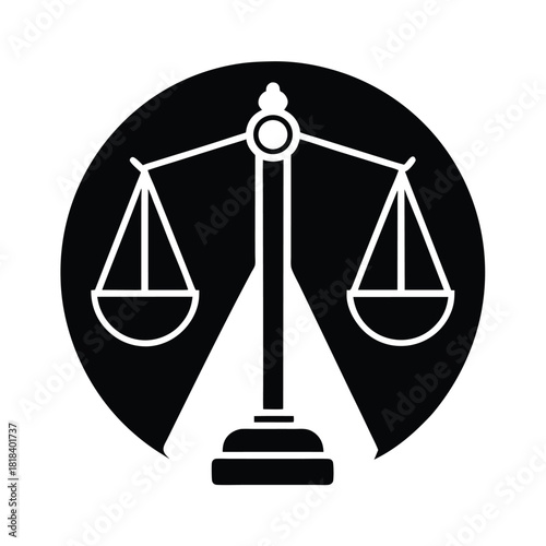 Justice And Finance Symbol