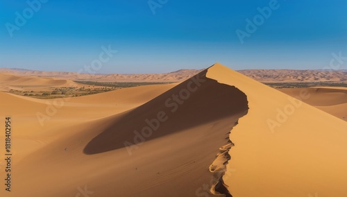 Huacachina desert dunes in ...