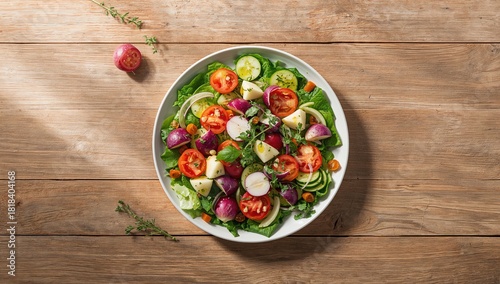 Vegetable mixed salad with ...