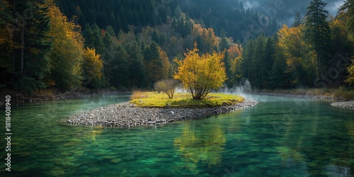 Panoramic view of an old to...