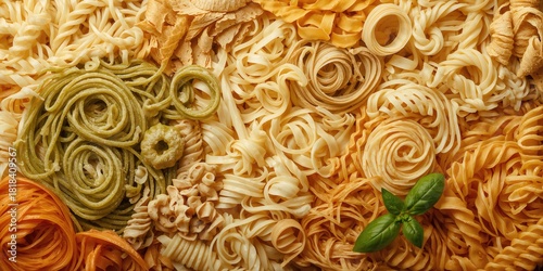 Different types of pasta ar...