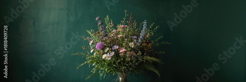 Vintage wildflower bouquet ...