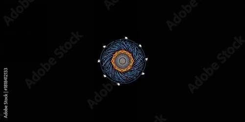 Abstract geometric pattern ...