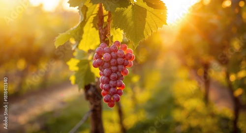 Close-up of dark grapes emp...