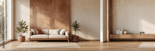 Modern apartment interior w...
