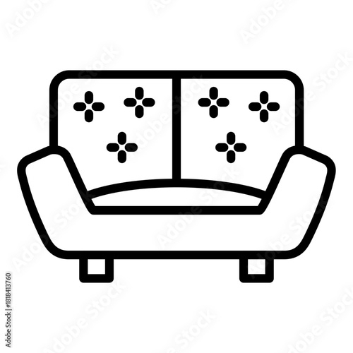Cinema Sofa Icon