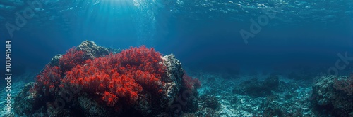 Seabed rocks encrusted with...