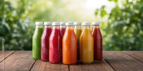 Raw vegetable and fruit jui...