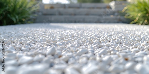 Road gravel composed of cru...