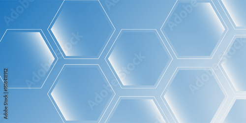 Light blue and white gradient background featuring floating bubble digital modern art nice  simple