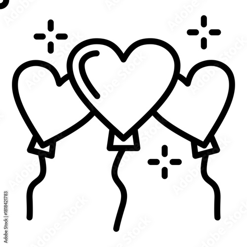 Wedding Balloon Icon