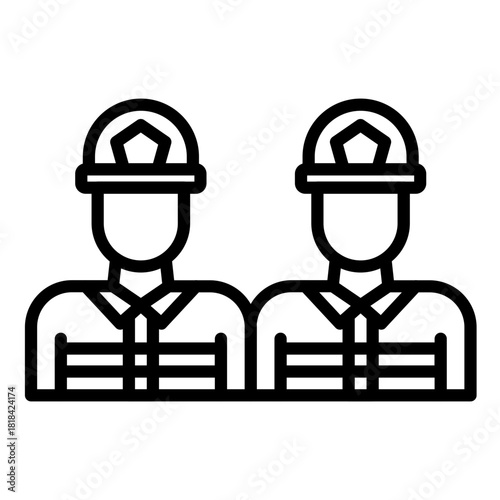 Firefighter Team Icon